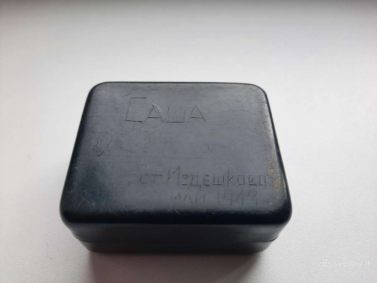 Ww2 kareiviška dantų pastos dėžutė. - nuotraukos Nr. 3
