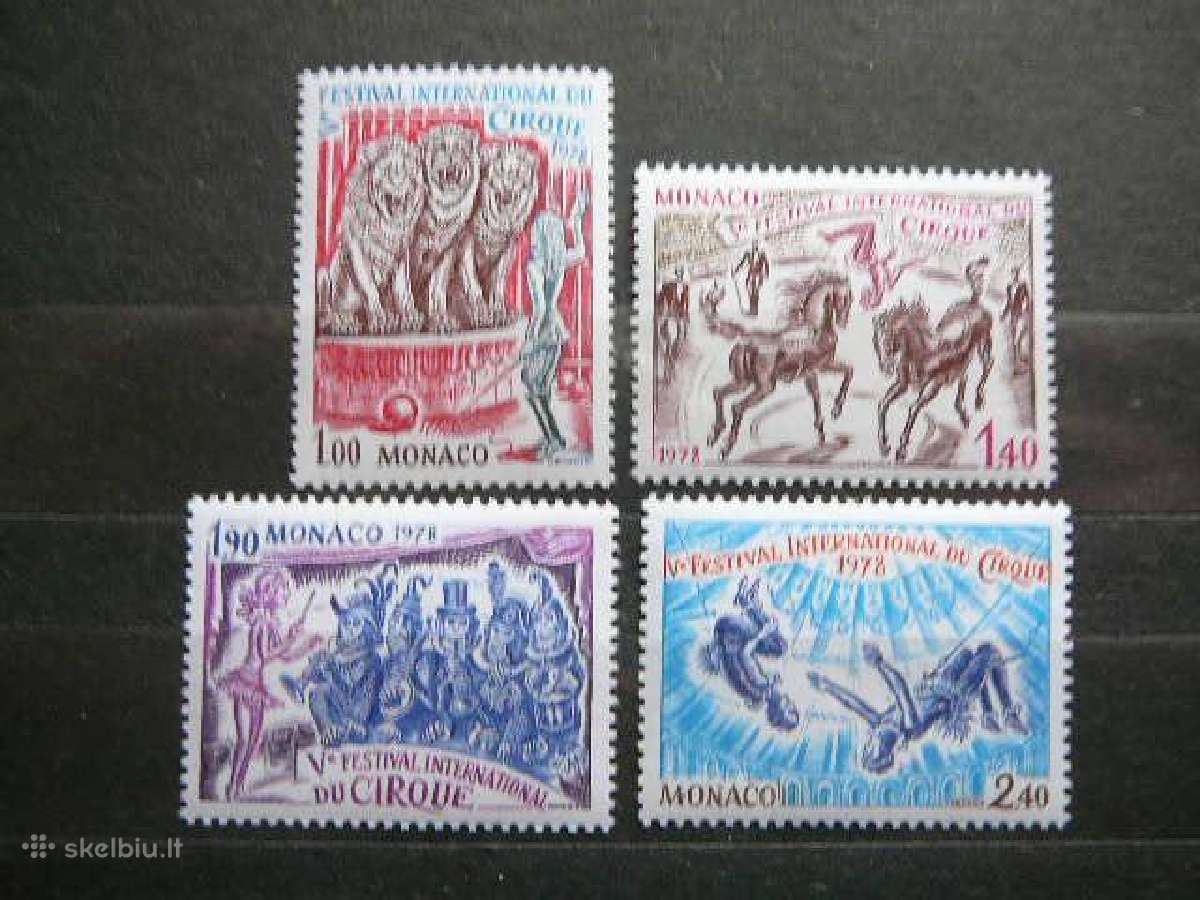 Cirkas Monakas 1978 Mnh mn1352