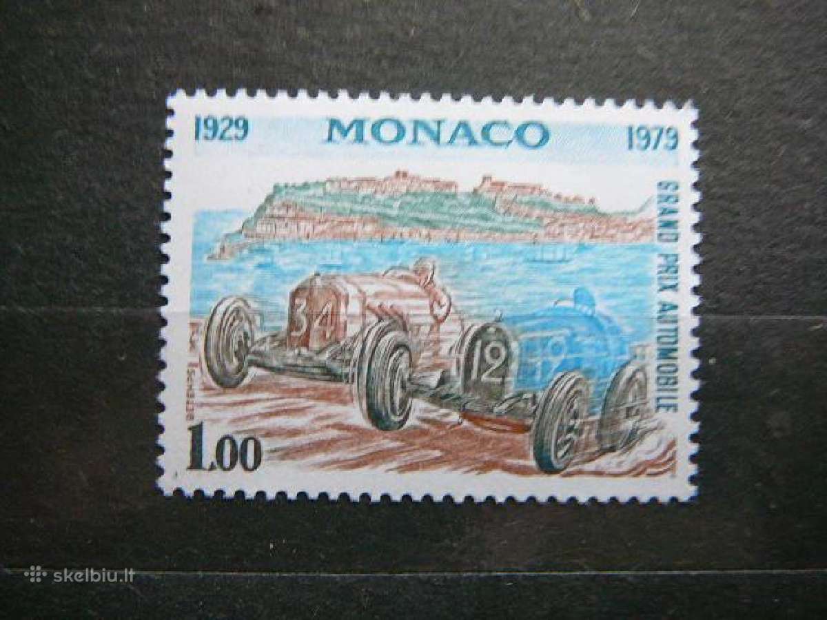 Automobiliai Monakas 1979 Mnh mn1378