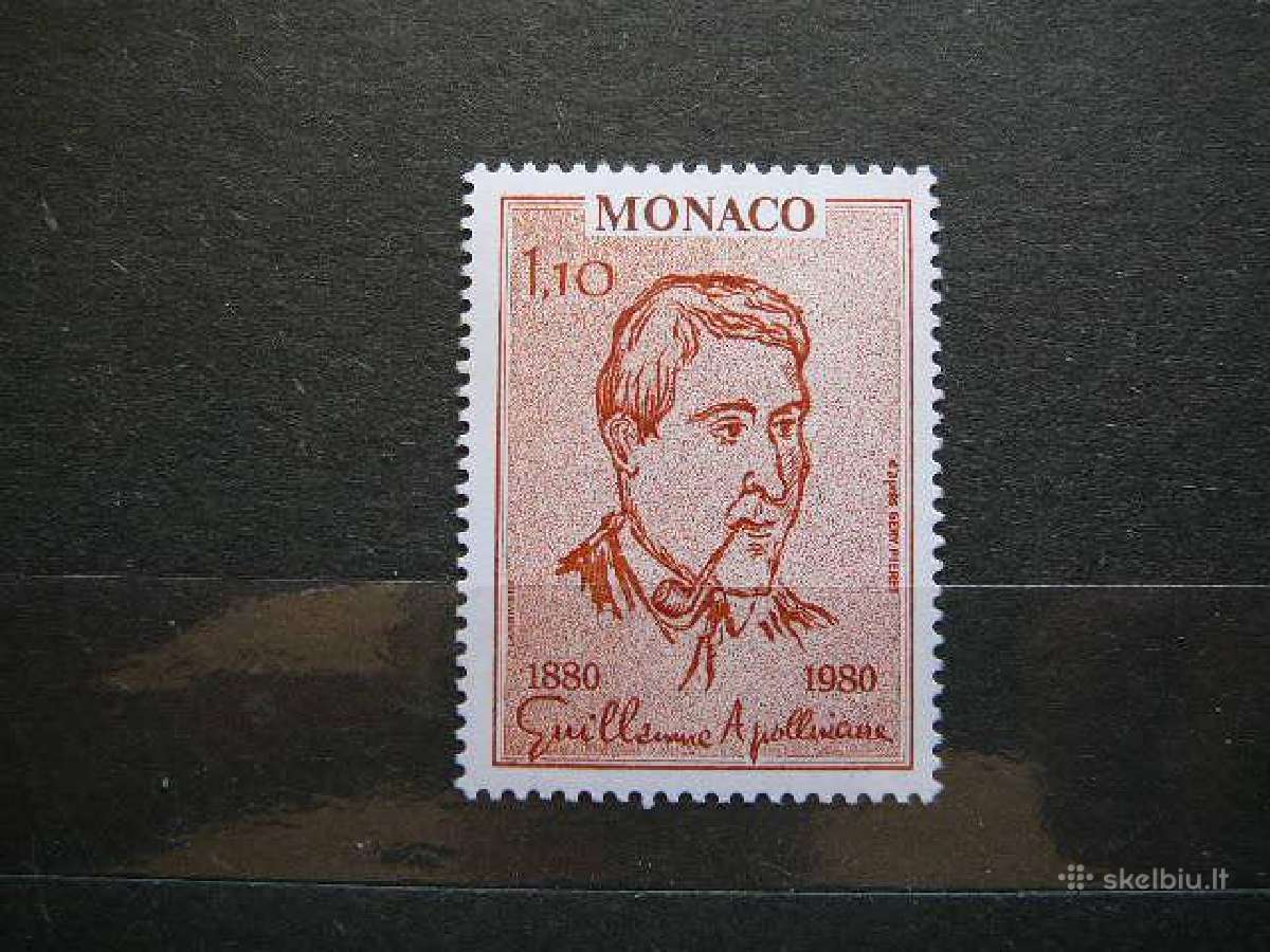 Poetas Monakas 1980 Mnh mn1425