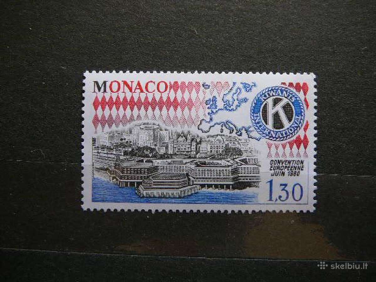 Monte Karlo Kiwanis Monakas 1980 Mnh mn1426