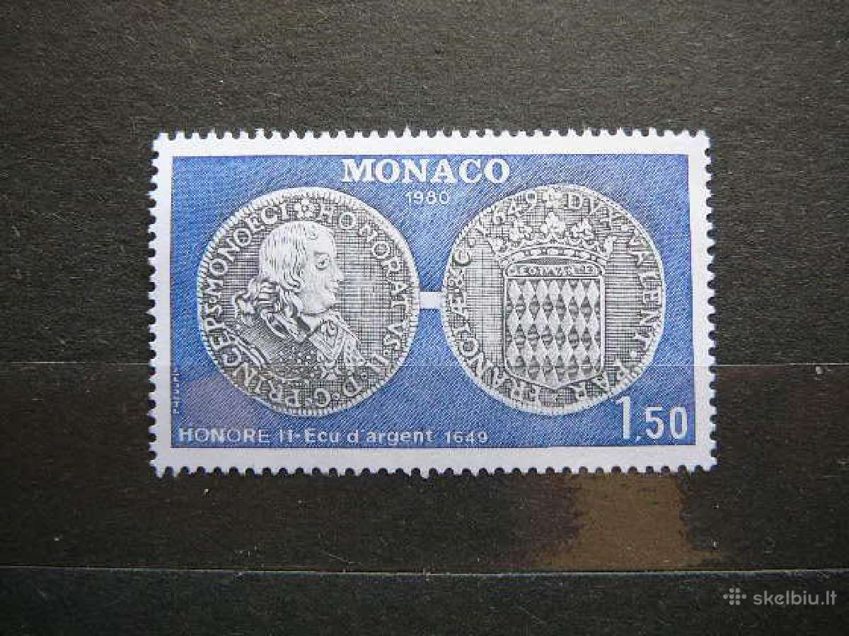 Monetos Monakas 1980 Mnh mn1427