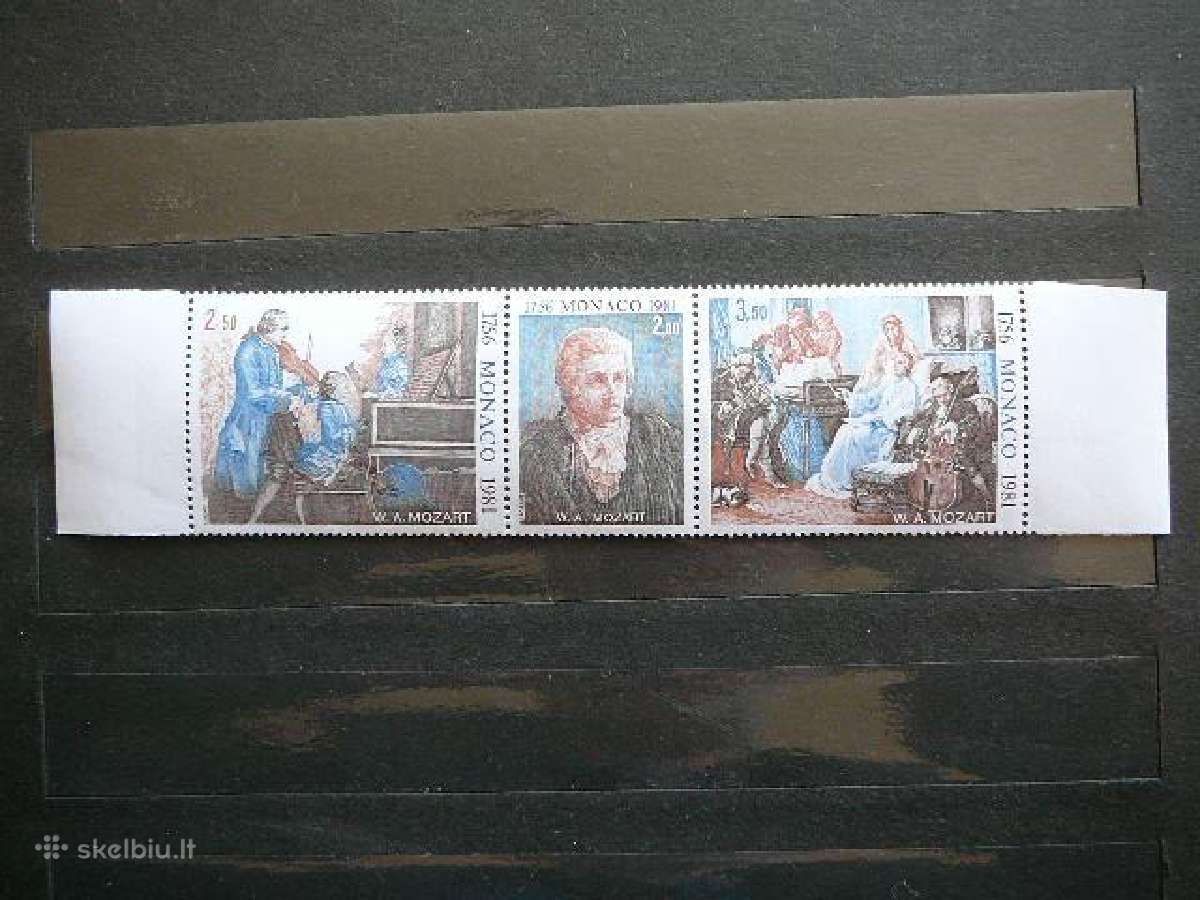Muzika V. Mocartas Monakas 1981 Mnh mn1470 - nuotraukos Nr. 2