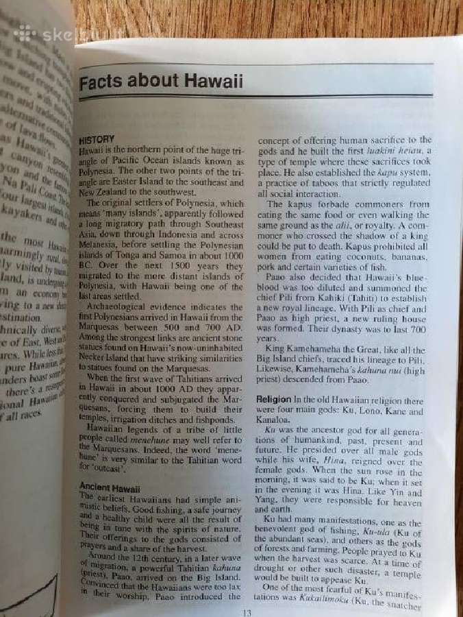 Hawaii (Lonely Planet kelionių gidas, anglų k.) - nuotraukos Nr. 8