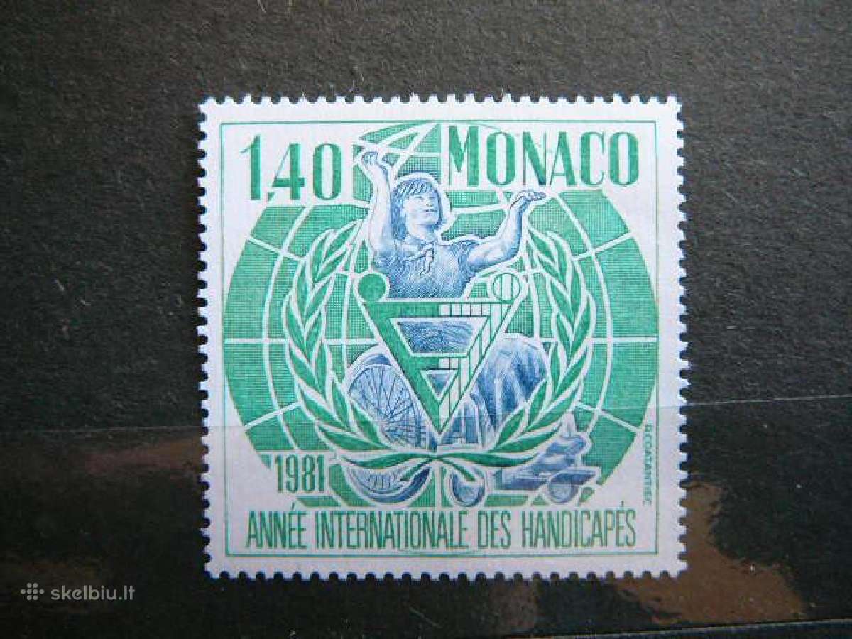 Neigaliuju metai Monakas 1981 Mnh mn1476