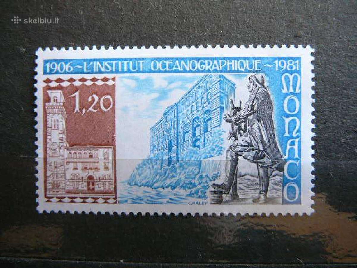 Okeanografija Monakas 1981 Mnh mn1478