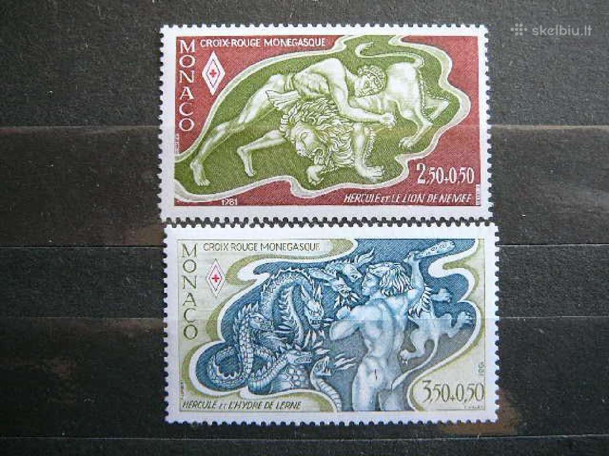 Raudonas Kryzius Heraklis Monakas 1981 Mnh mn1489