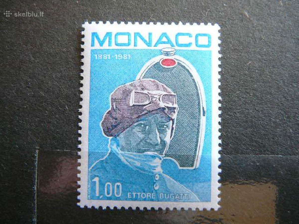 Automobiliai Monakas 1981 Mnh mn1491
