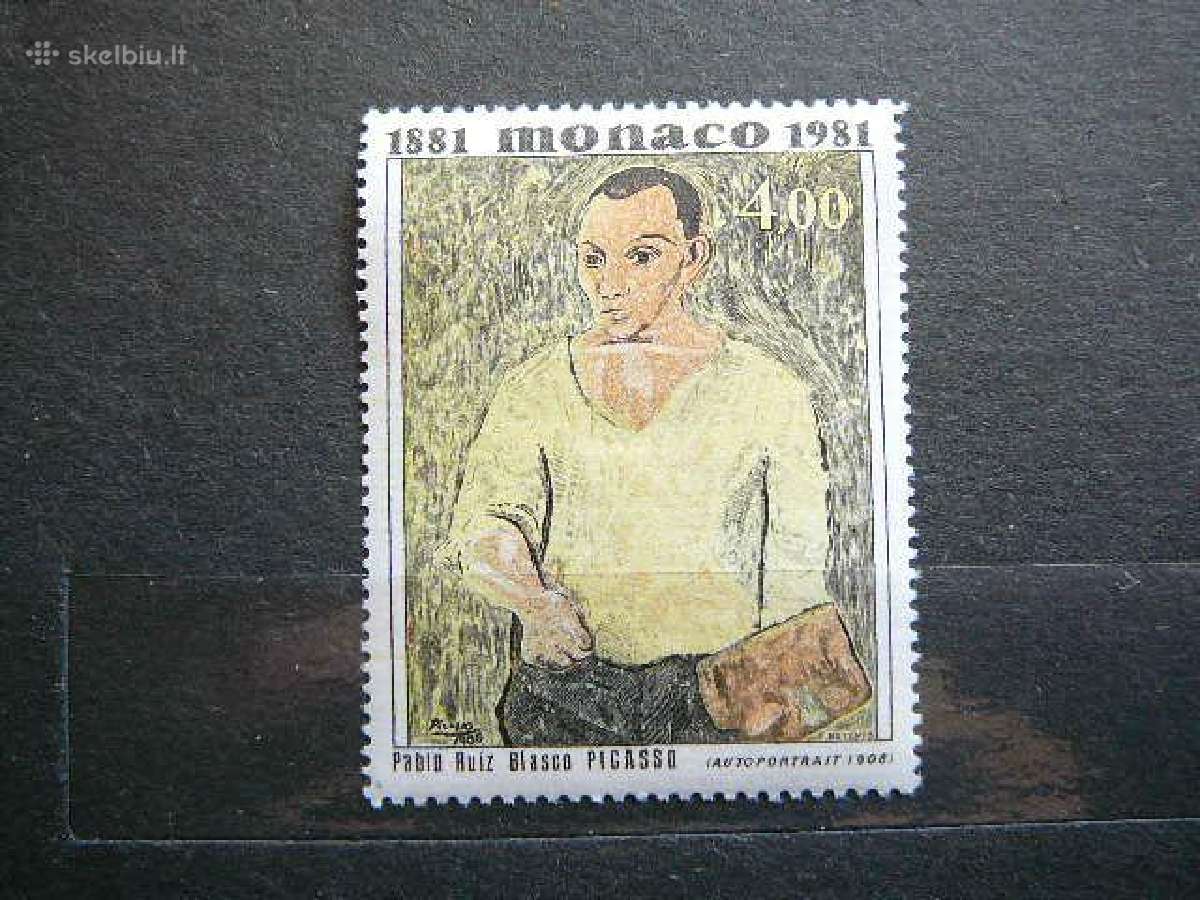 Daile P. Pikasas Monakas 1981 Mnh mn1494