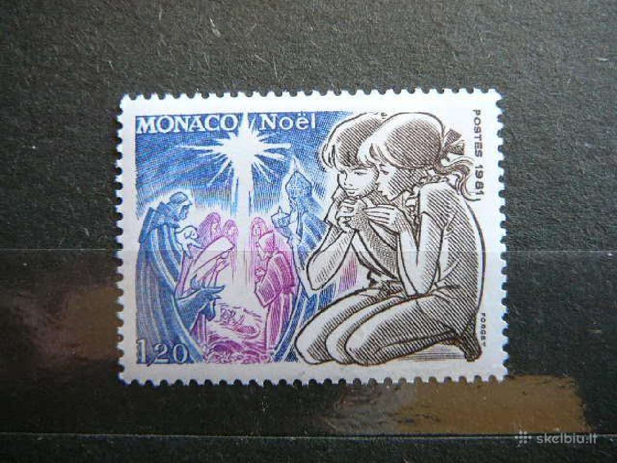 Sventos Kaledos Monakas 1981 Mnh mn1500