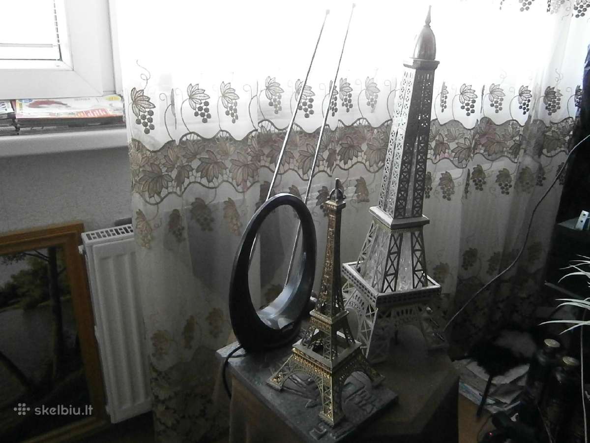 Paryžiaus bokšto skulptūra iš metalo 42 ir 25cm