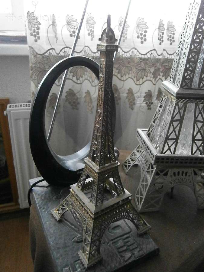 Paryžiaus bokšto skulptūra iš metalo 42 ir 25cm - nuotraukos Nr. 4