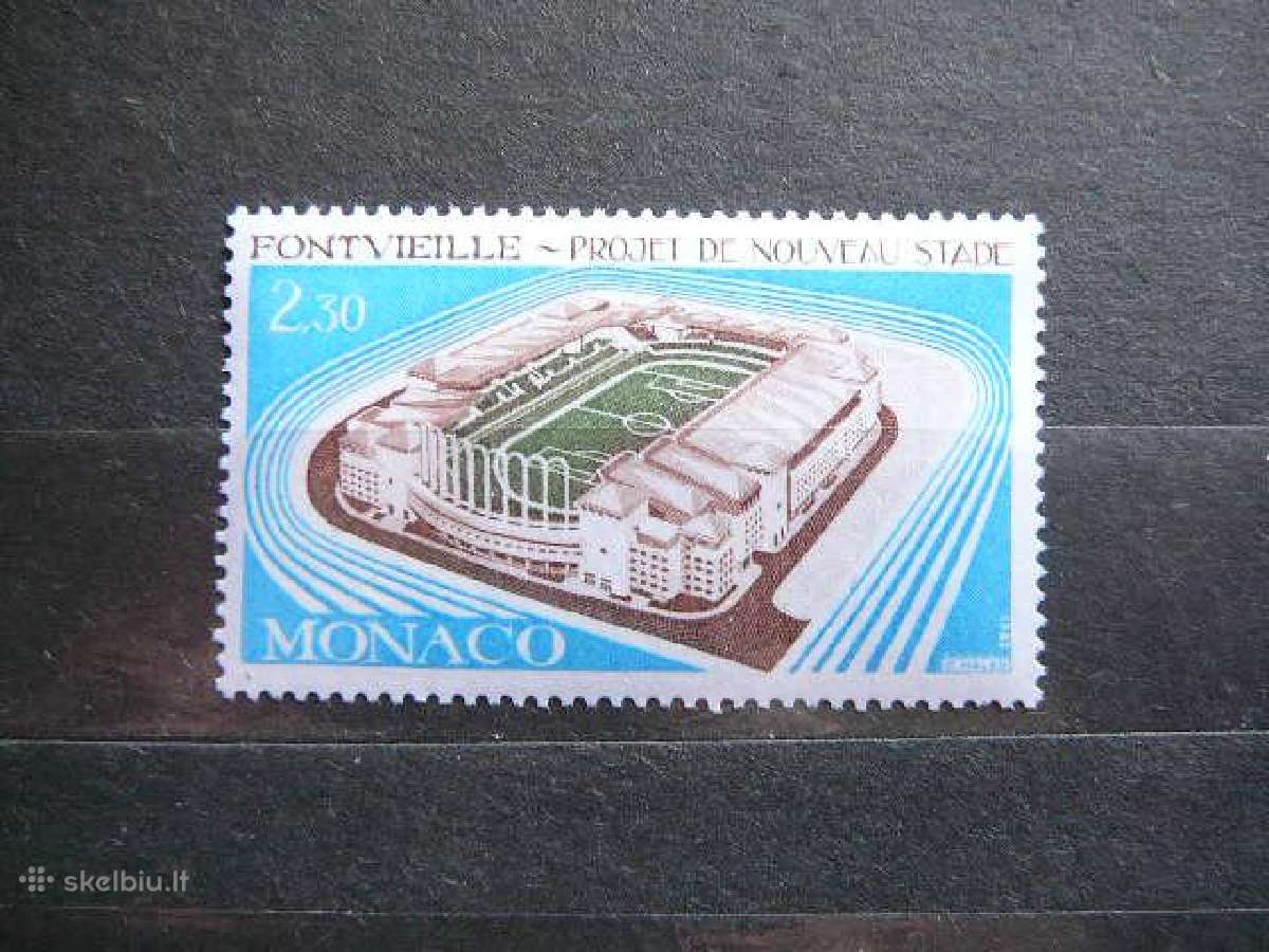 Stadionas Monakas 1982 Mnh mn1531