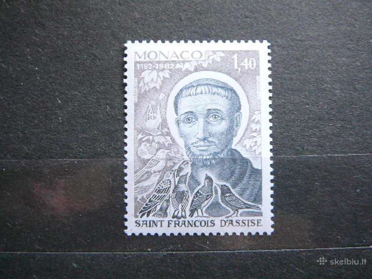Sventasis Monakas 1982 Mnh mn1536