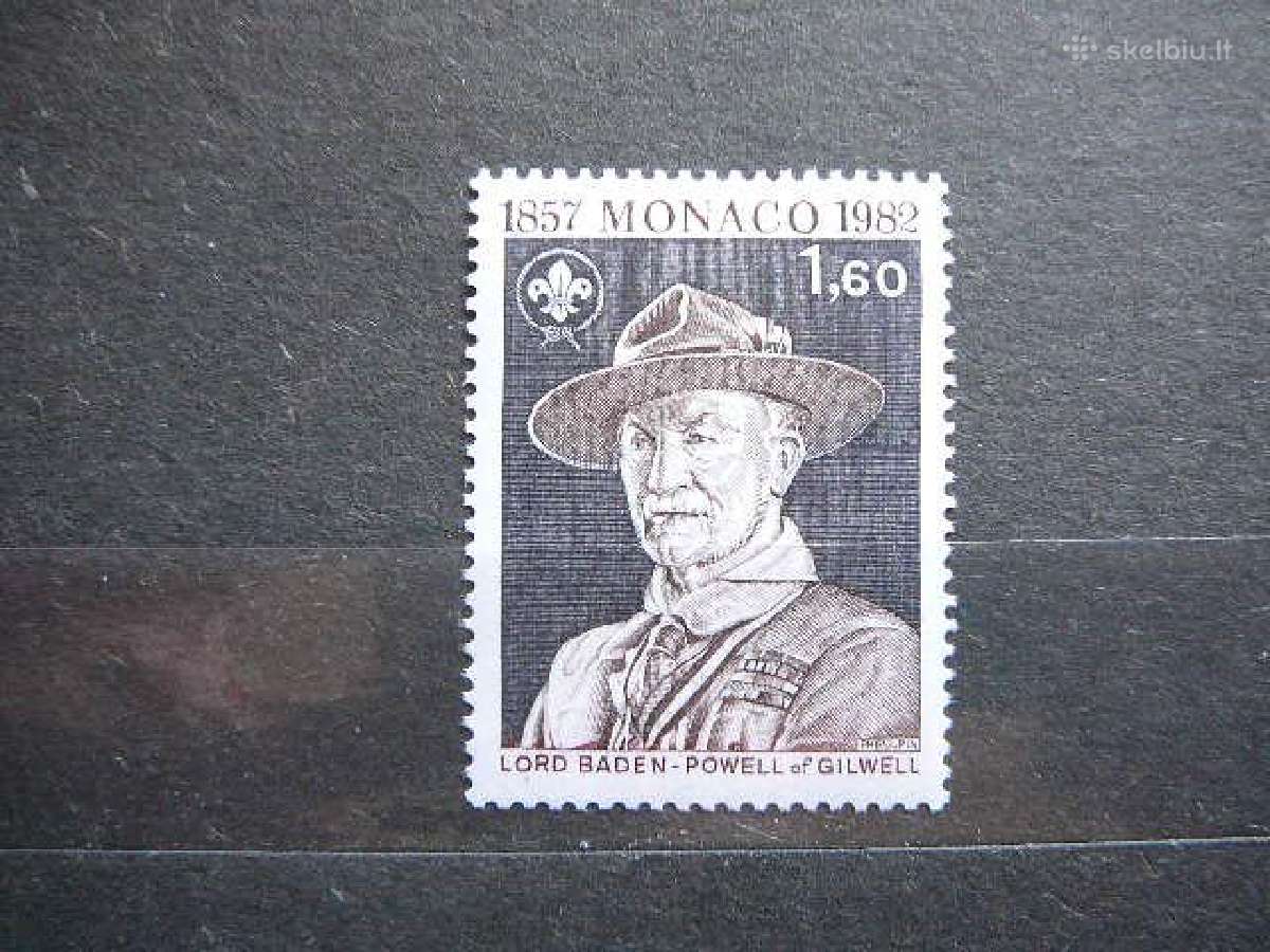 Generolas Skautai Monakas 1982 Mnh mn1538