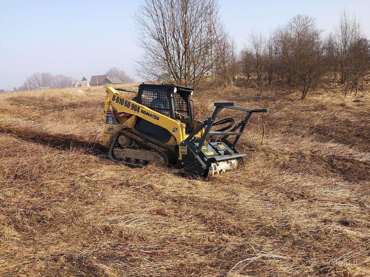 Vikšrinio Bobcat nuoma Apleistų sklypų tvarkymas - nuotraukos Nr. 8
