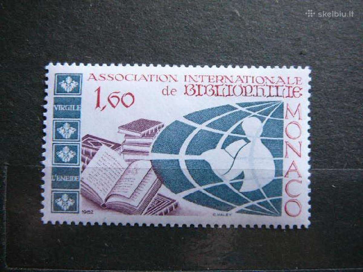 Bibliofilija Monakas 1982 Mnh mn1548