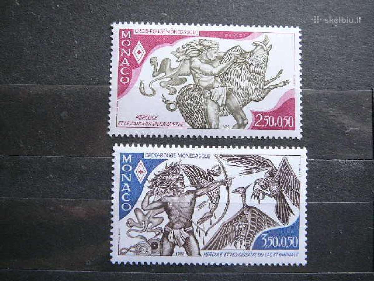 Raudonas Kryzius Heraklis Monakas 1982 Mnh mn1551
