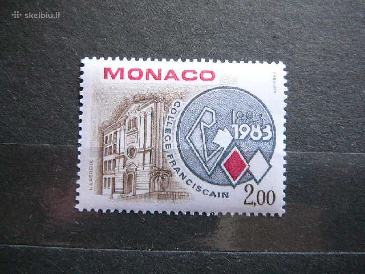 Kolegija Emblema Monakas 1983 Mnh mn1581
