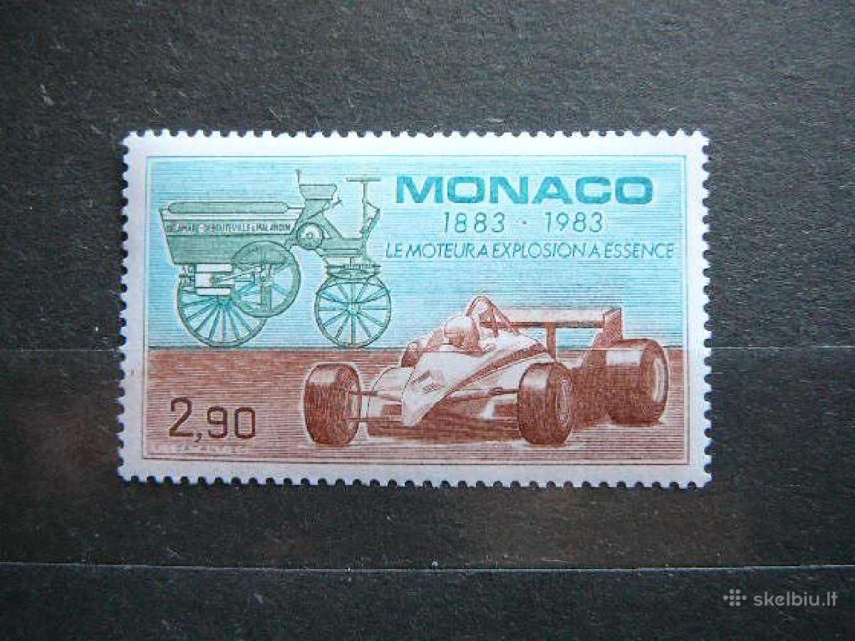 Automobiliai Monakas 1983 Mnh mn1583