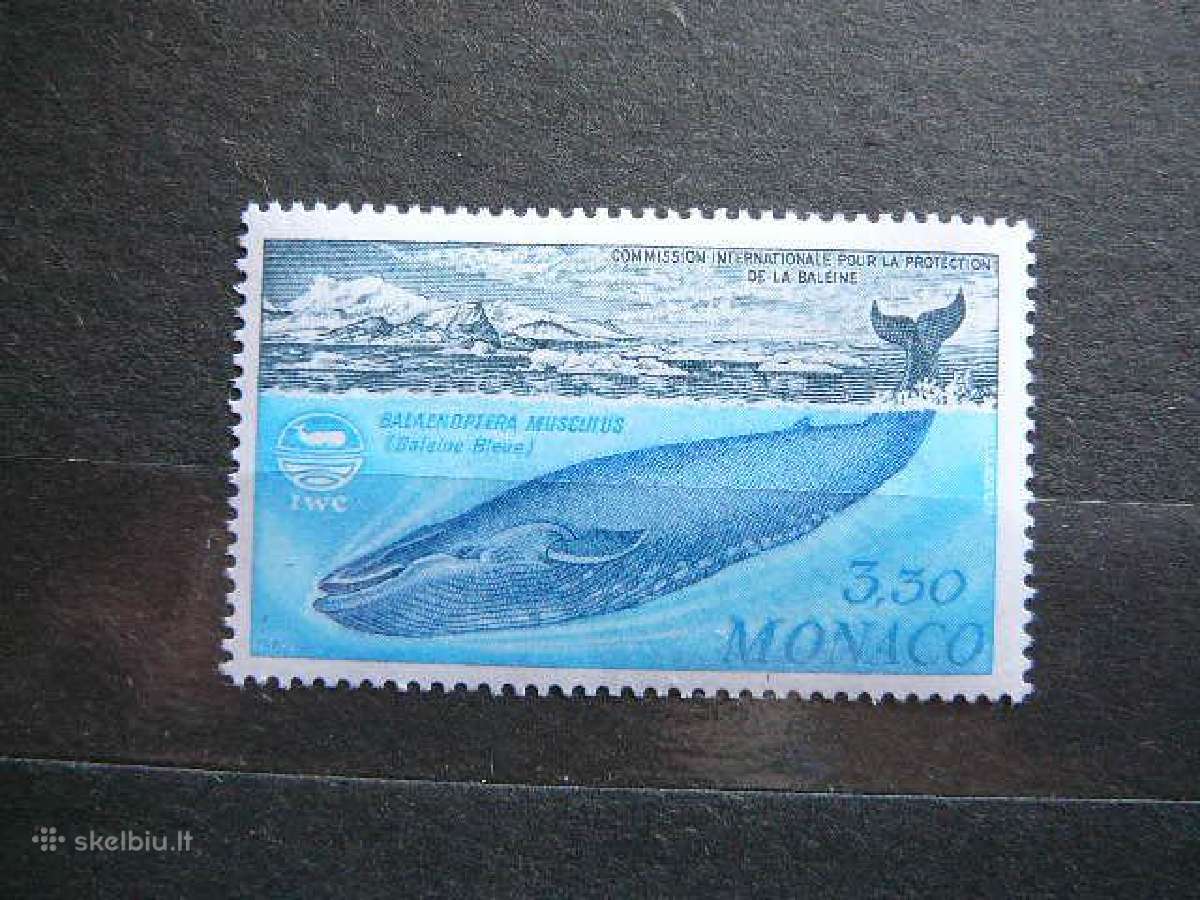 Banginiai Monakas 1983 Mnh mn1584