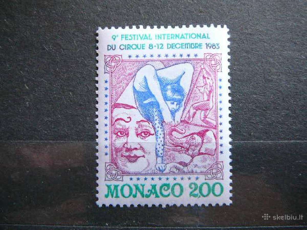 Cirkas Monakas 1983 Mnh mn1601