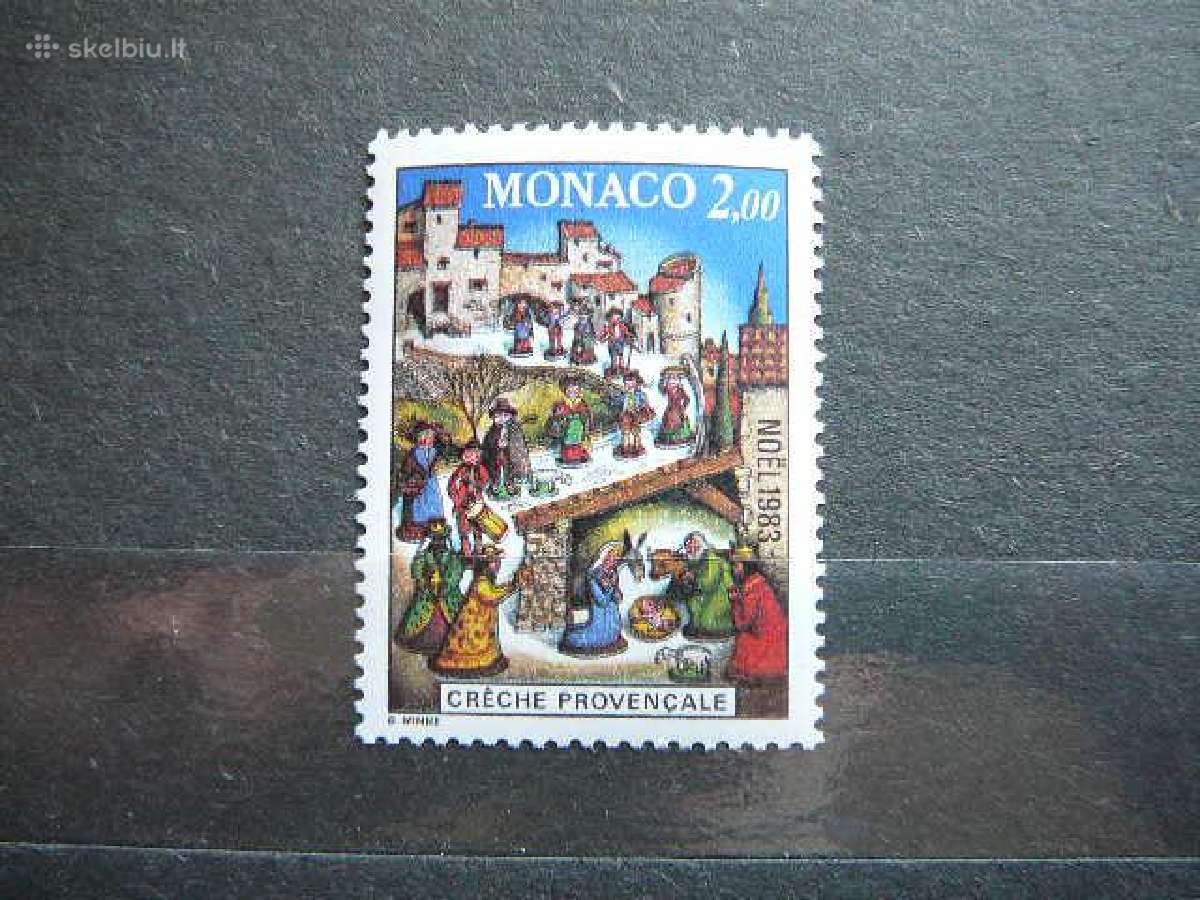 Sventos Kaledos Monakas 1983 Mnh mn1604