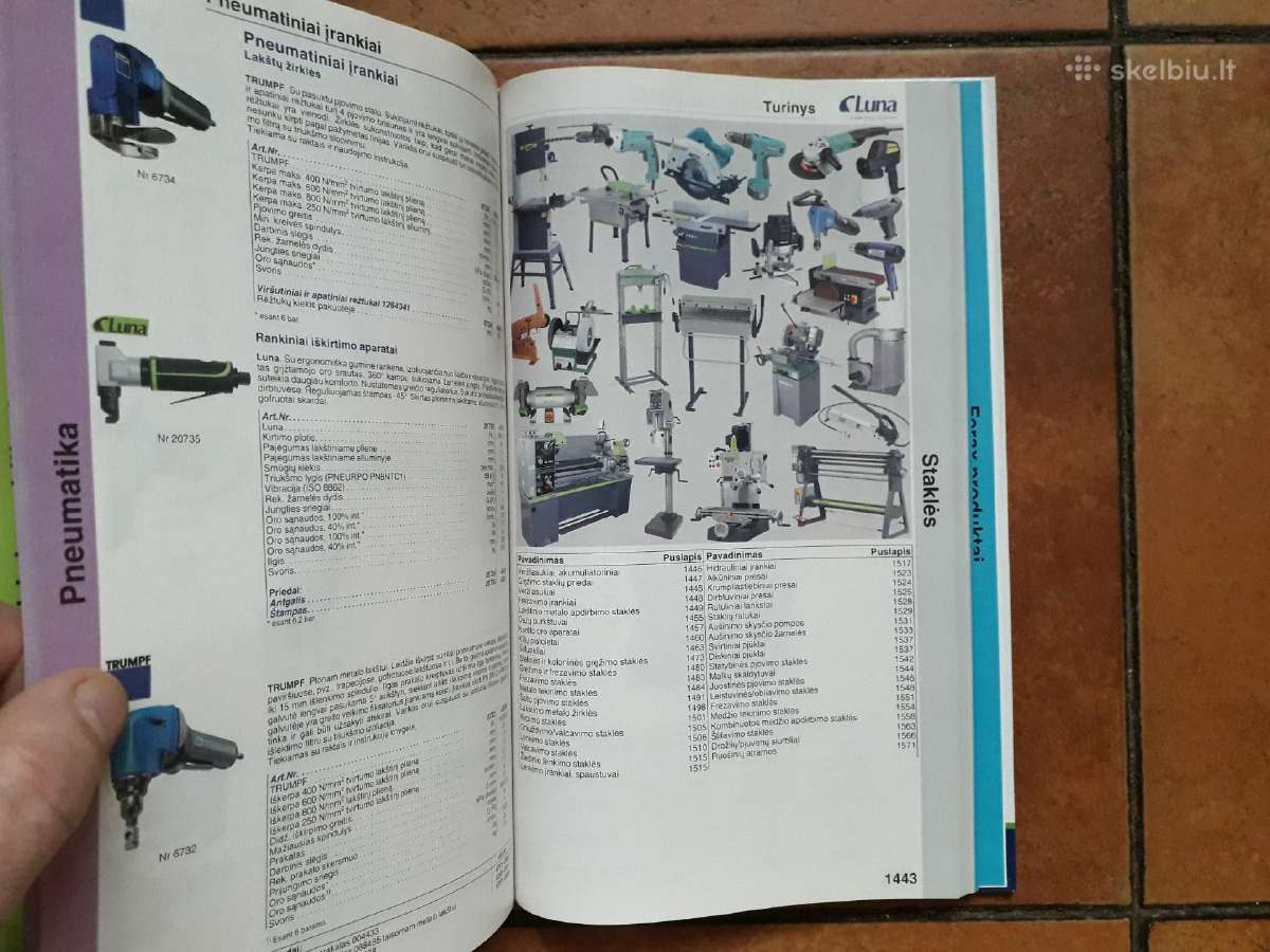 Visų įrankių ir staklių superkatalogas - nuotraukos Nr. 17