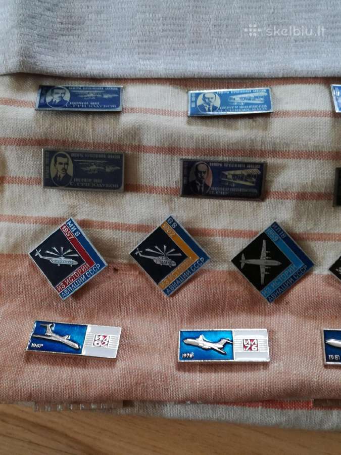 TSRS aviacija ,lektuvai- ženkliukai - nuotraukos Nr. 9