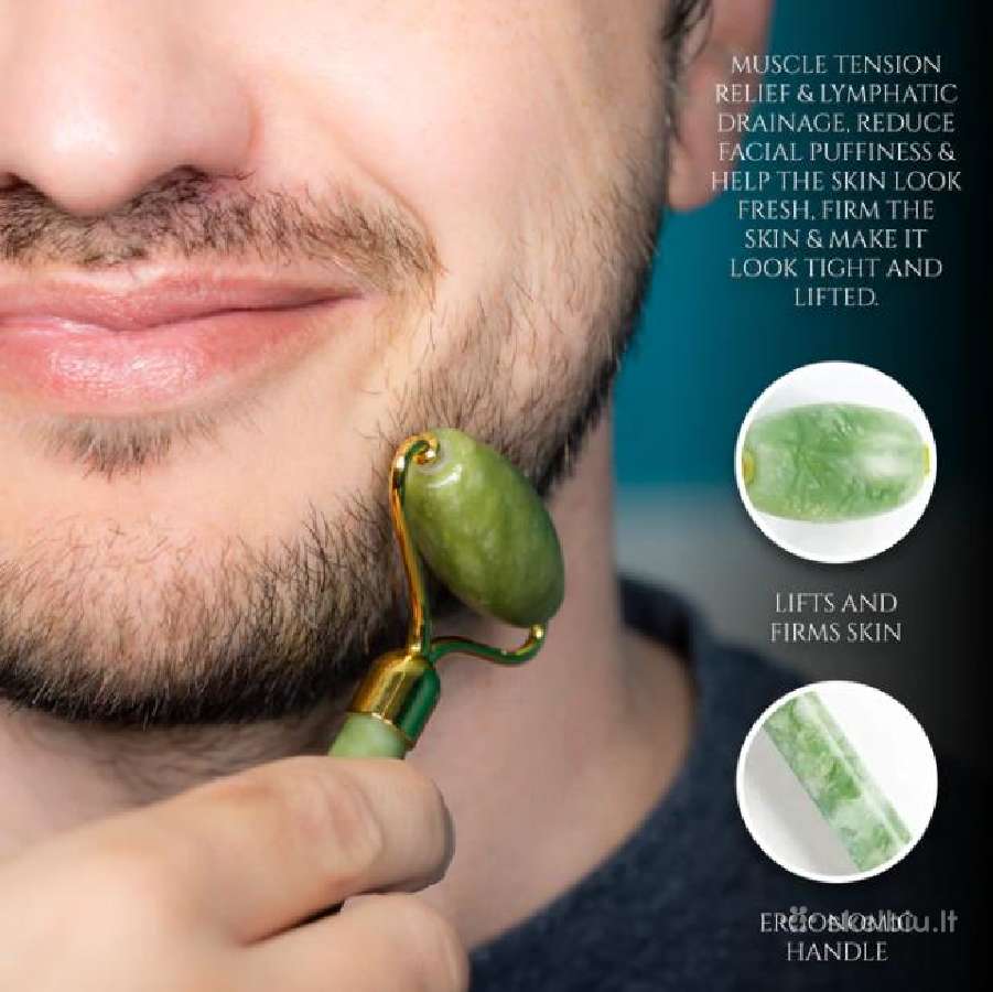 Predire natūralaus nefrito veido masažuoklis - nuotraukos Nr. 8