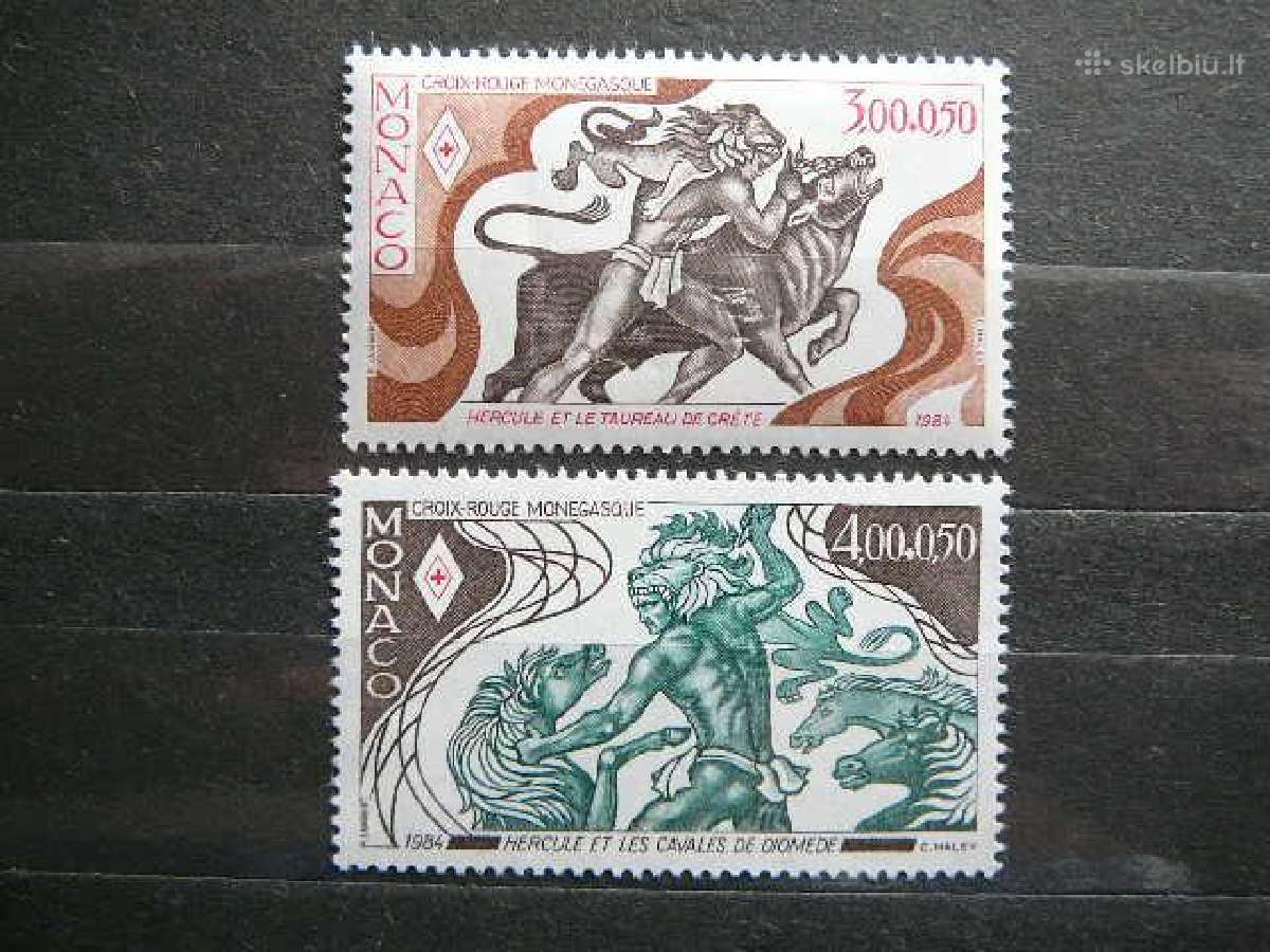 Raudonas Kryzius Heraklis Monakas 1984 Mnh mn1651