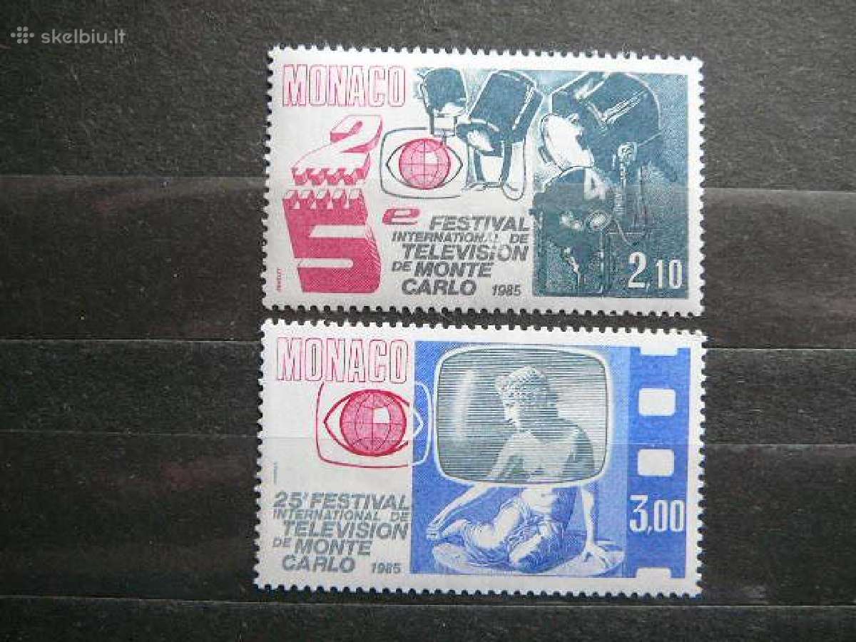 Kinas Monakas 1984 Mnh mn1662