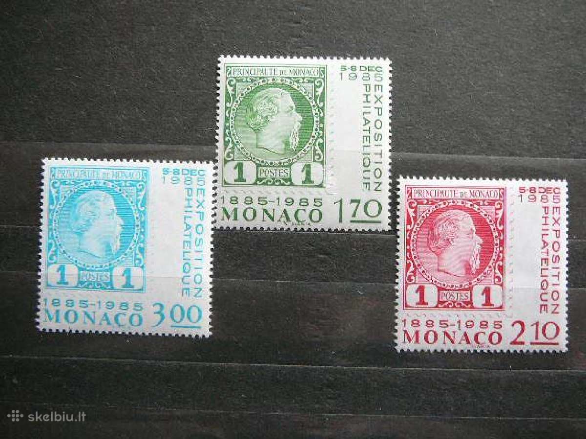 P. zenklas Paroda Monakas 1985 Mnh mn1677