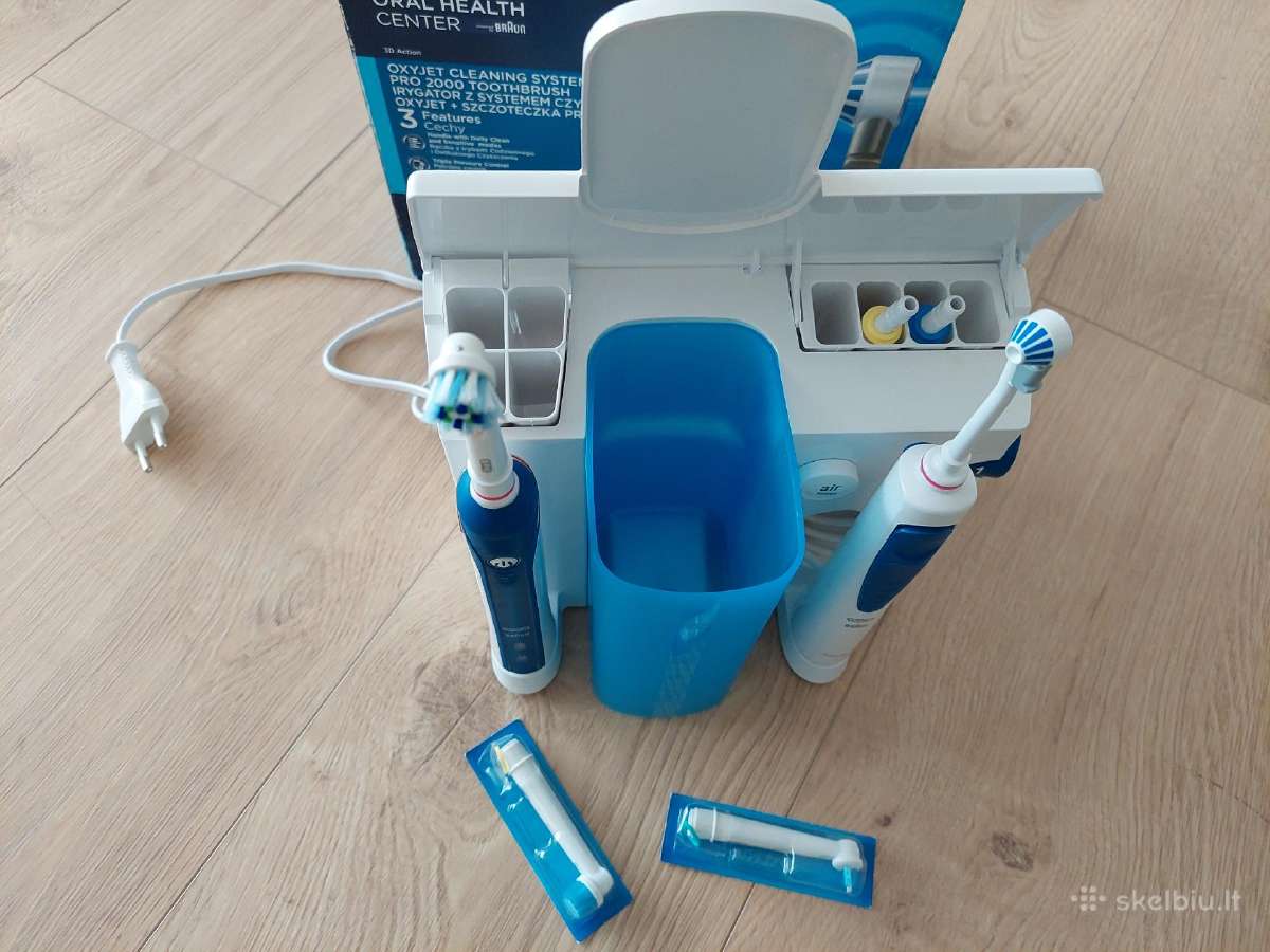Oral-b elektrinis dantų šepetėlis ir irigatorius - nuotraukos Nr. 3