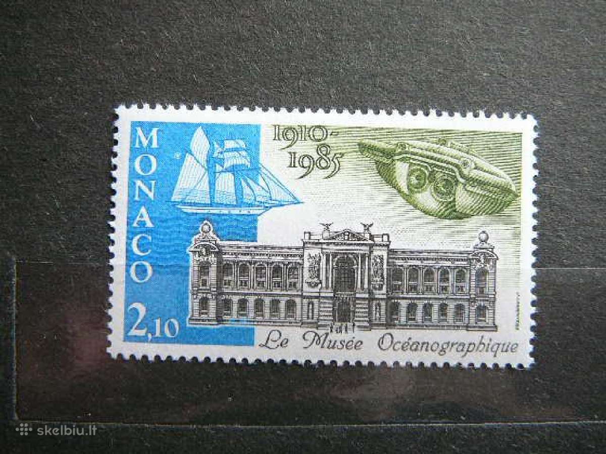 Burlaiviai Batiskafas Monakas 1985 Mnh mn1695