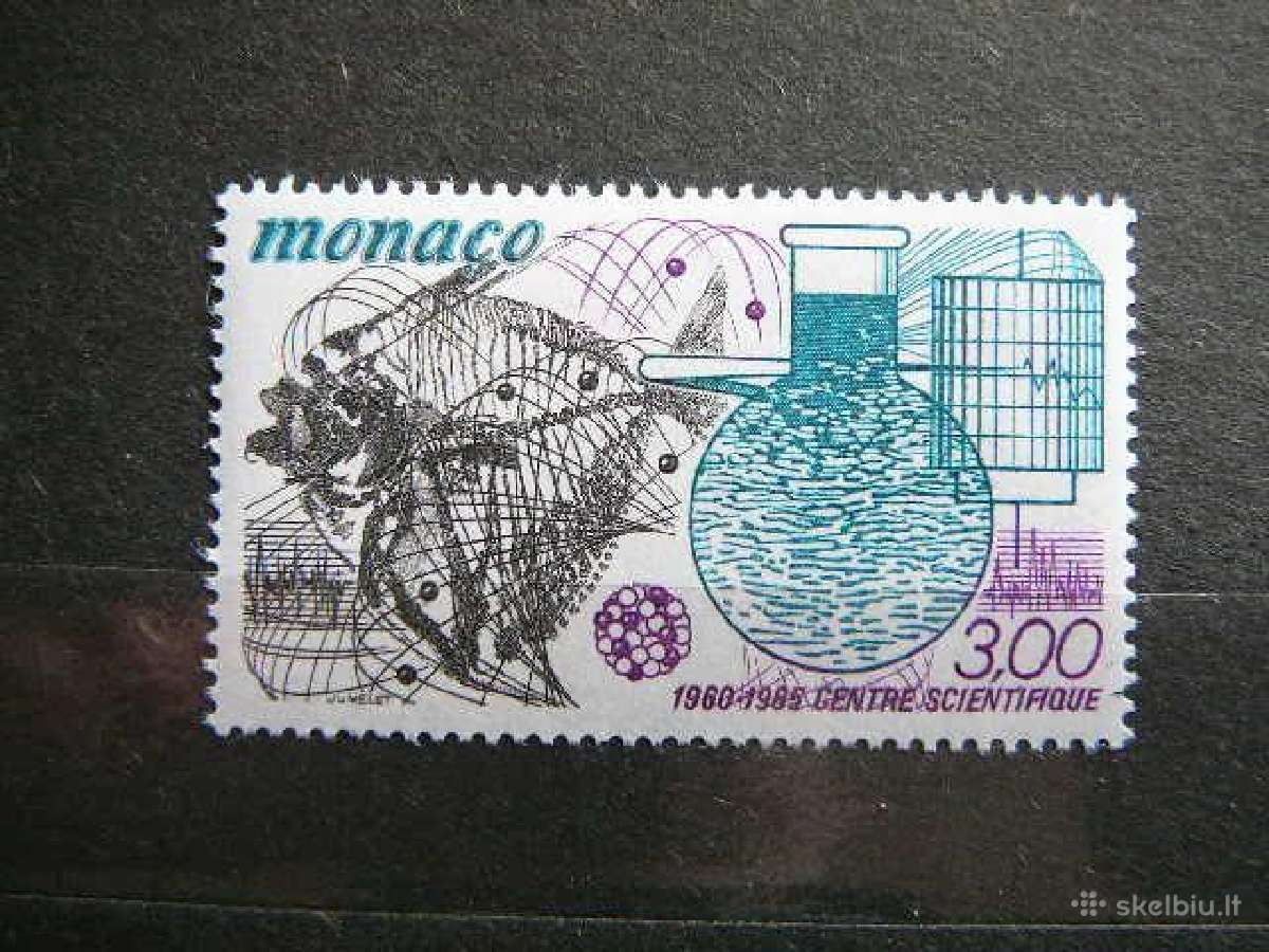 Parodu centras Monakas 1985 Mnh mn1696