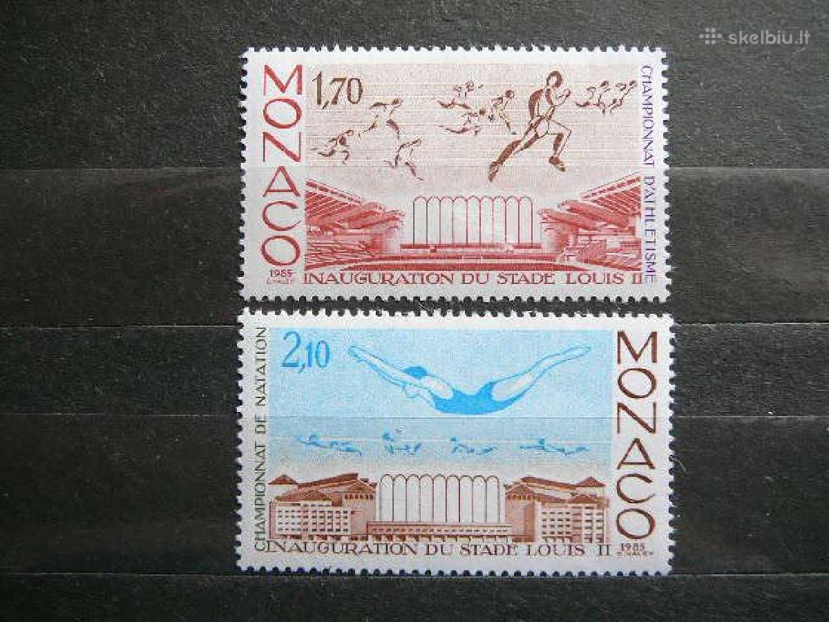 Sportas Monakas 1985 Mnh mn1697
