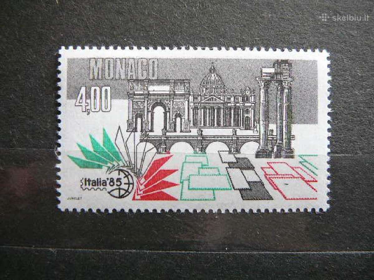 Architektura Emblema Monakas 1985 Mnh mn1712