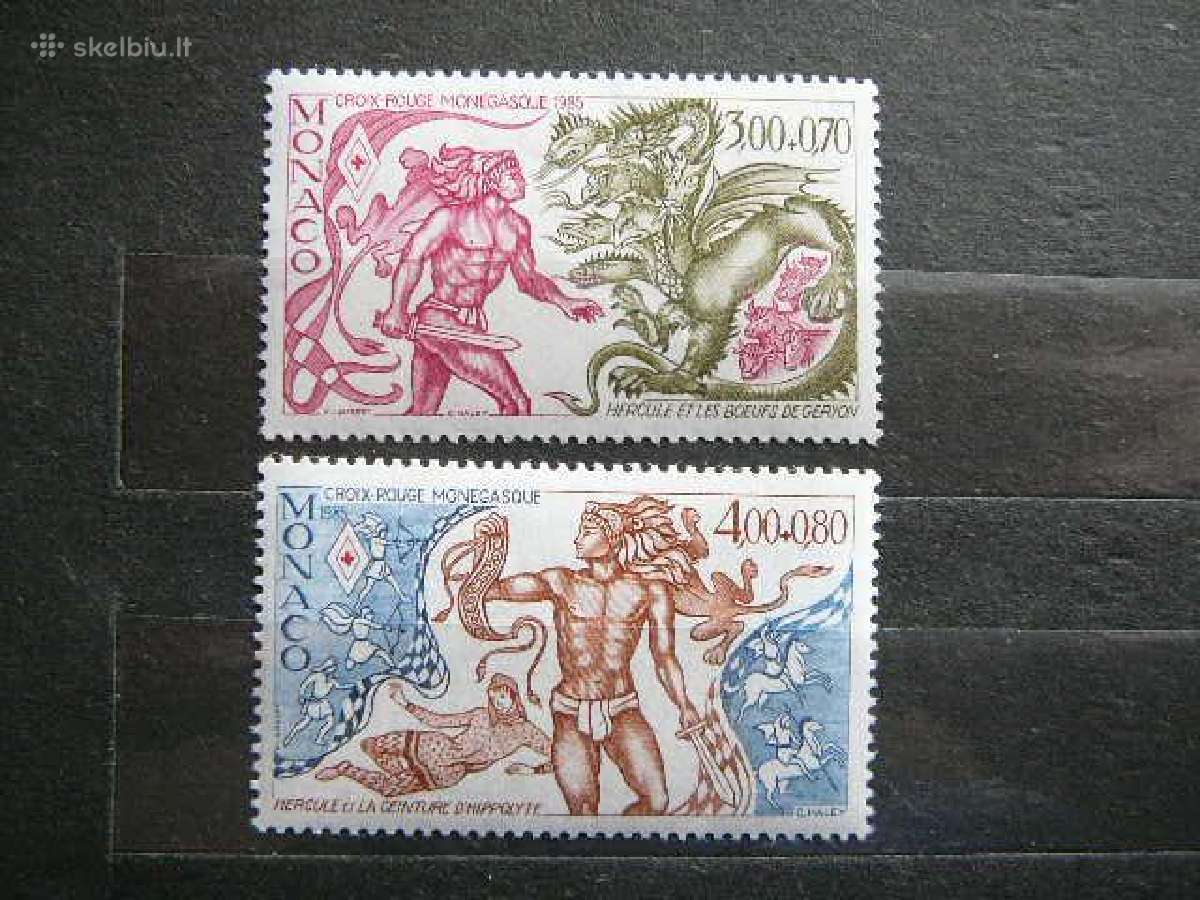 Raudonas Kryzius Heraklis Monakas 1985 Mnh mn1715