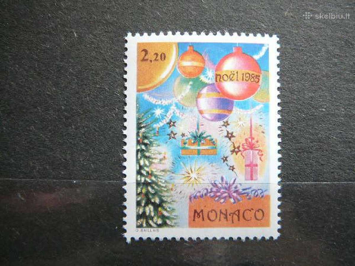 Sventos Kaledos Monakas 1985 Mnh mn1721