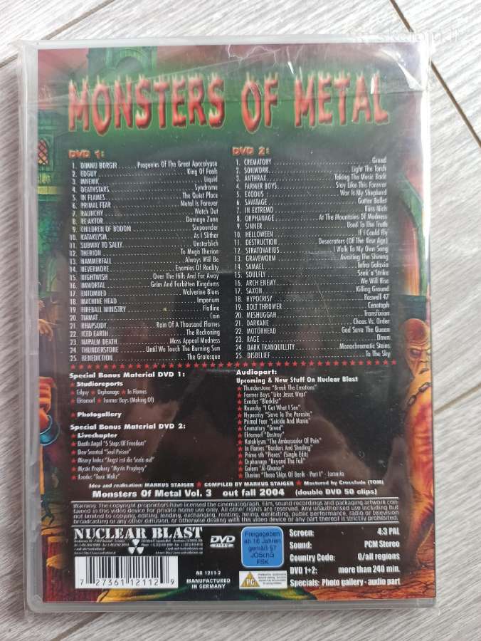 Dvd muzika Monsters of metal - nuotraukos Nr. 4