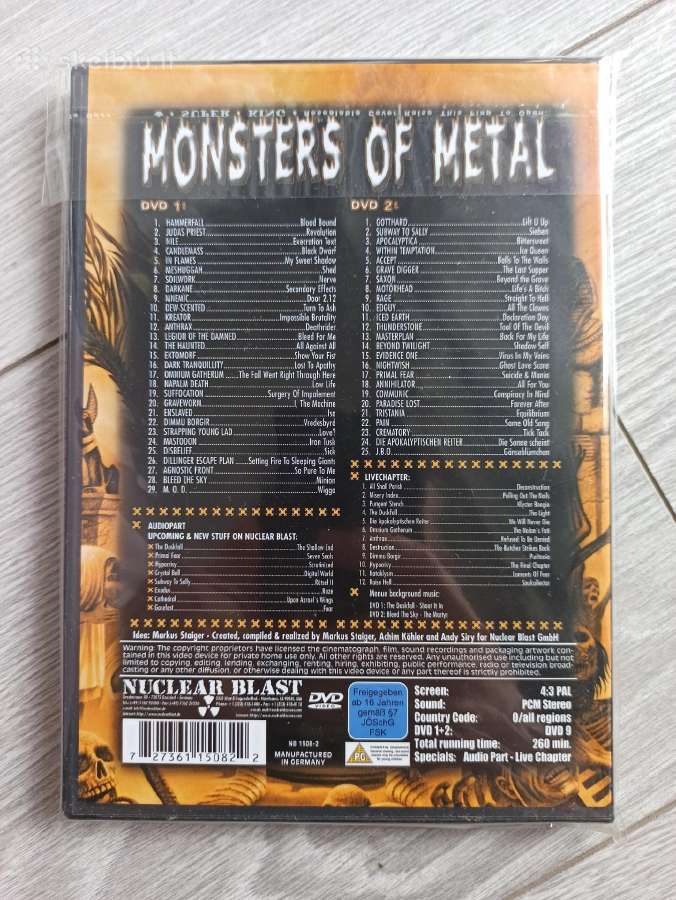 Dvd muzika Monsters of metal - nuotraukos Nr. 8