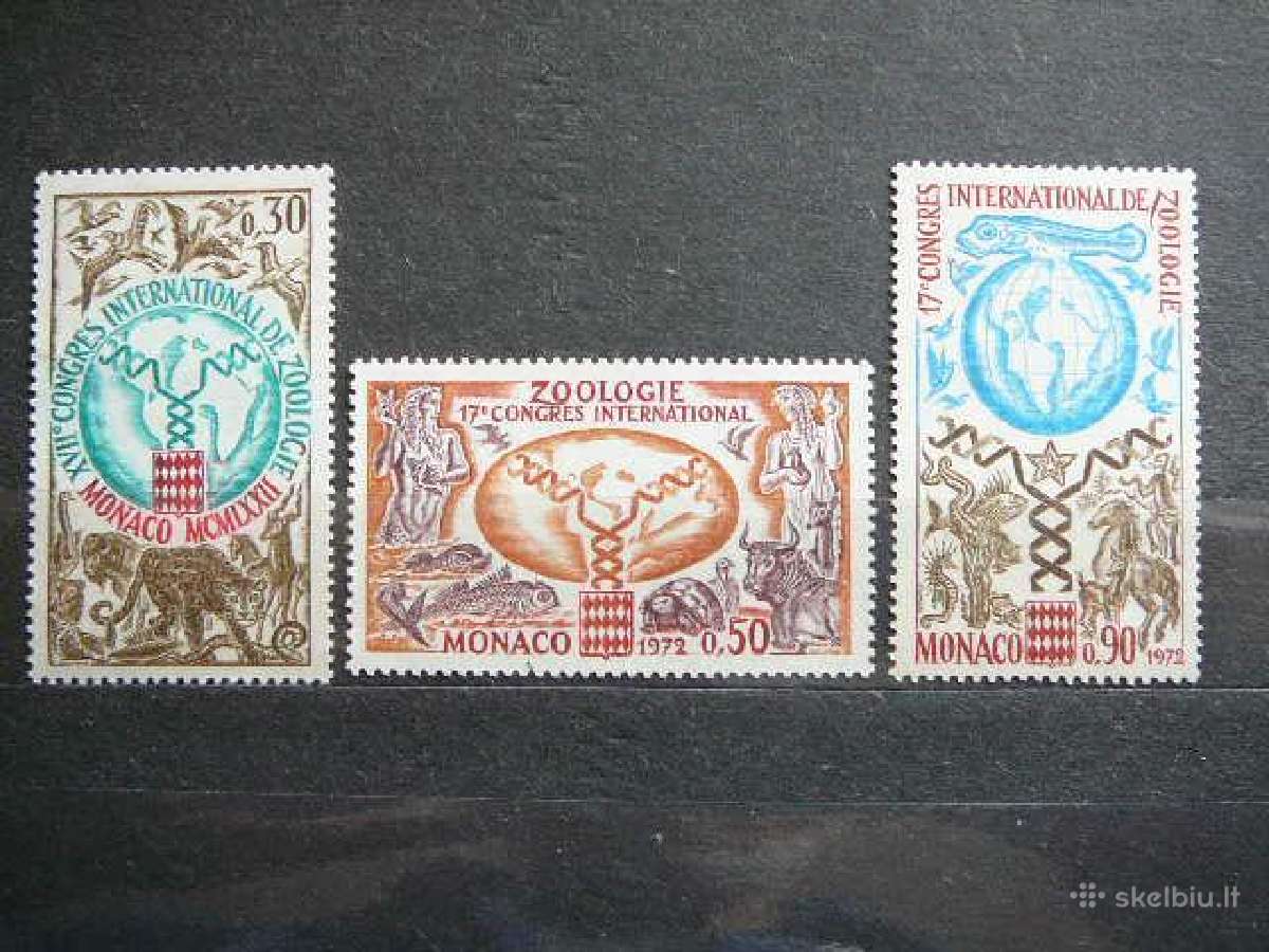 Zoologija Zverys Monakas 1972 Mnh mn1051