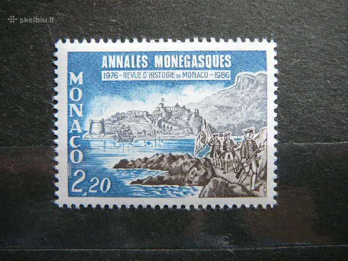 Burlaiviai Tvirtove Monakas 1986 Mnh mn1745