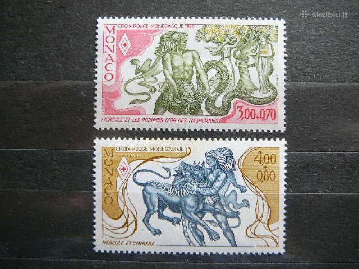 Raudonas Kryzius Heraklis Monakas 1986 Mnh mn1771