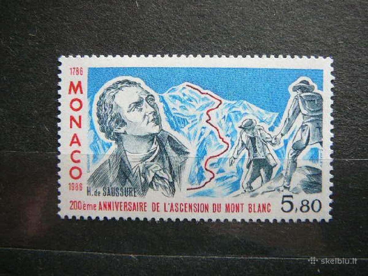 Kalnai Monakas 1986 Mnh mn1781