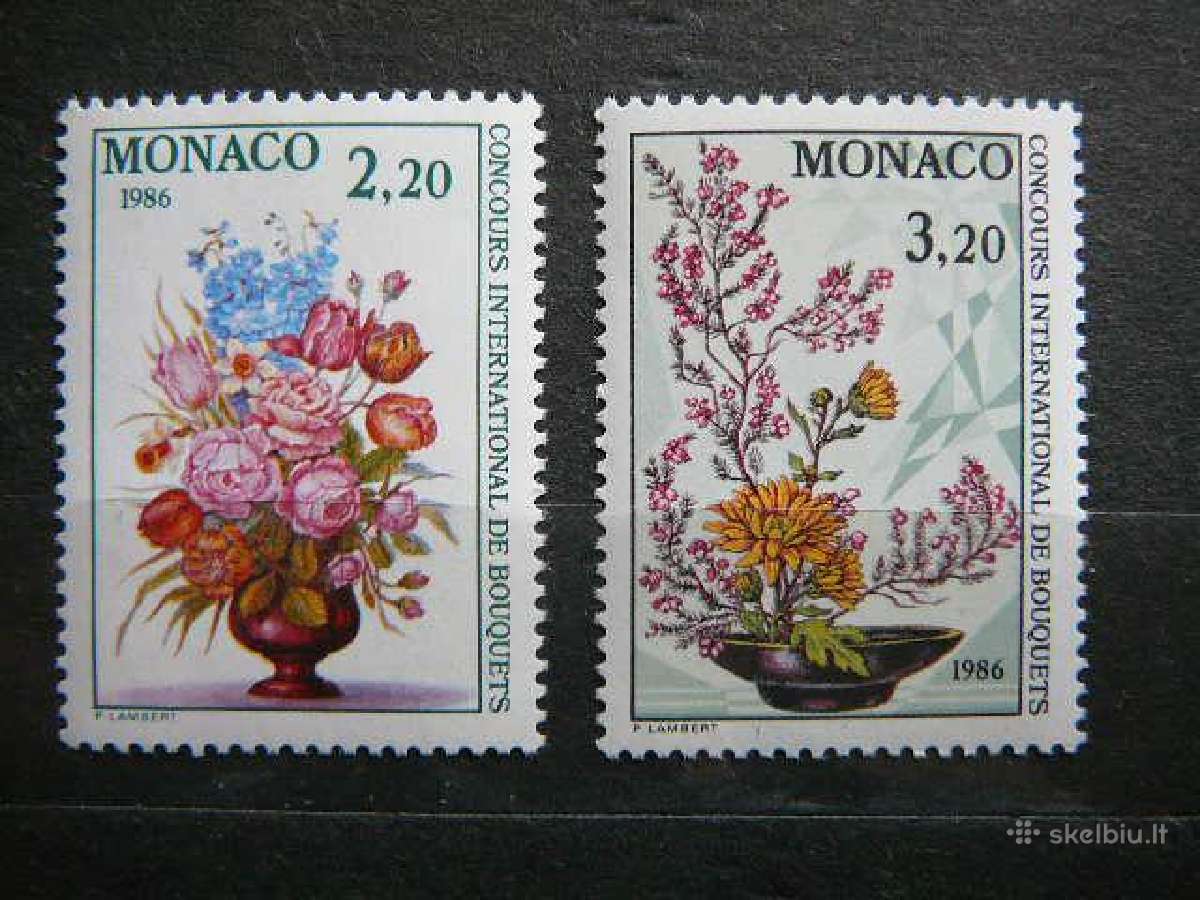 Geles Flora Monakas 1985 Mnh mn1718
