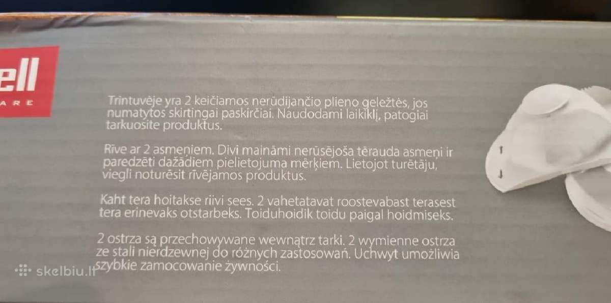 Uniwell kitchenware multi grater (trintuve) - nuotraukos Nr. 3