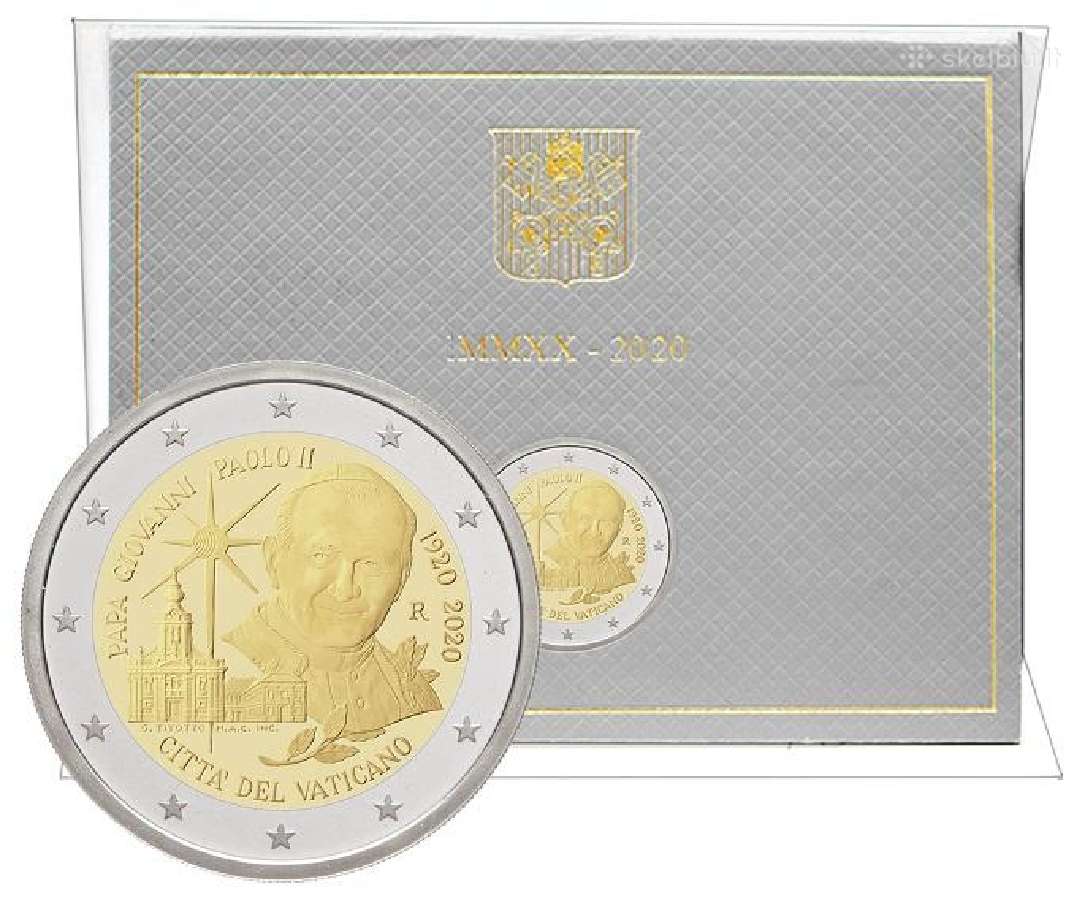 Vatikano 2 eurų proginės monetos ir rinkiniai - nuotraukos Nr. 6