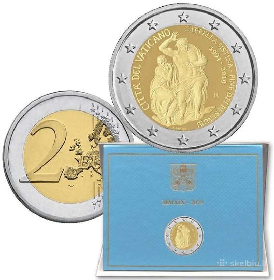Vatikano 2 eurų proginės monetos ir rinkiniai - nuotraukos Nr. 9